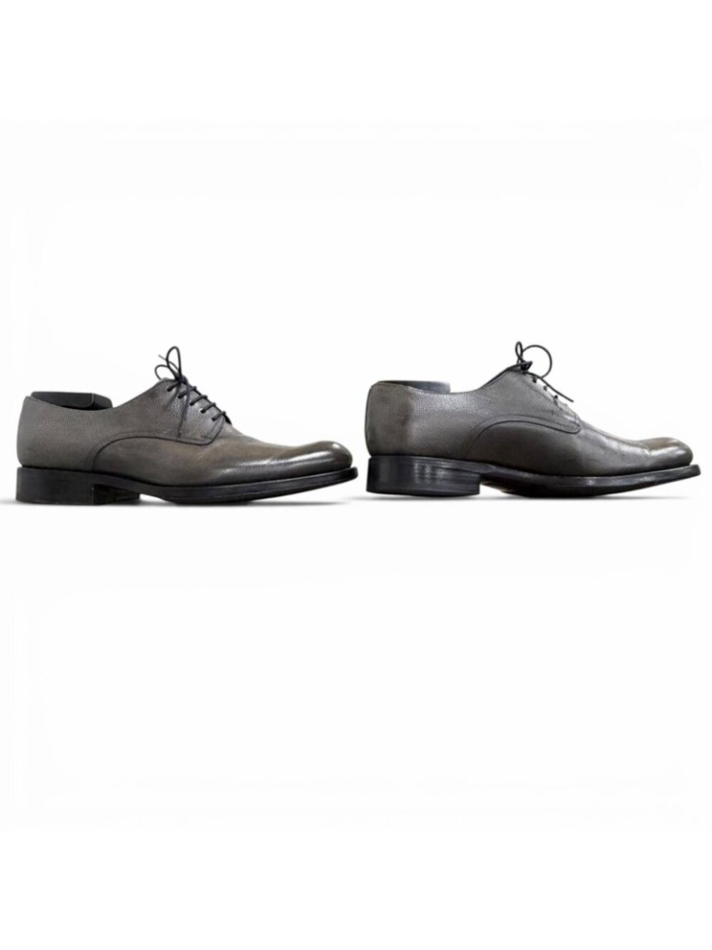 Dior Homme Lace Up Leather Shoes Business Gray - Picture 3 of 11